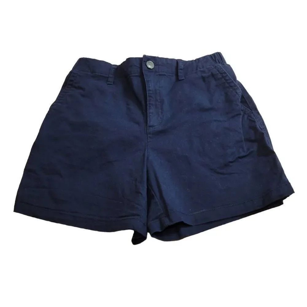 Old Navy navy everyday elastic waistband shorts M